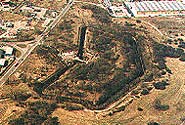 Jeden z toruńskich fortów - widok z góry