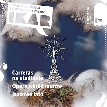 Okładka Ikara na lipiec 2010