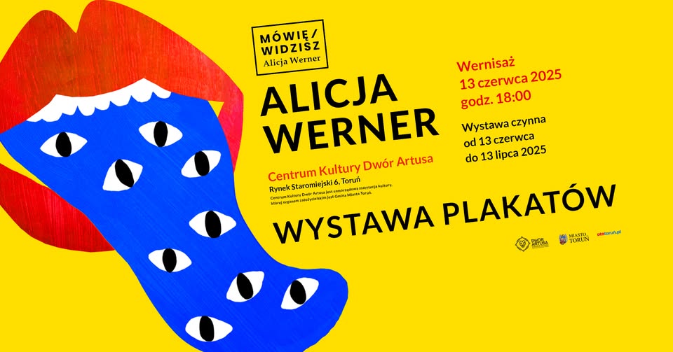 Alicja Werner – Mówię/Widzisz – plakaty