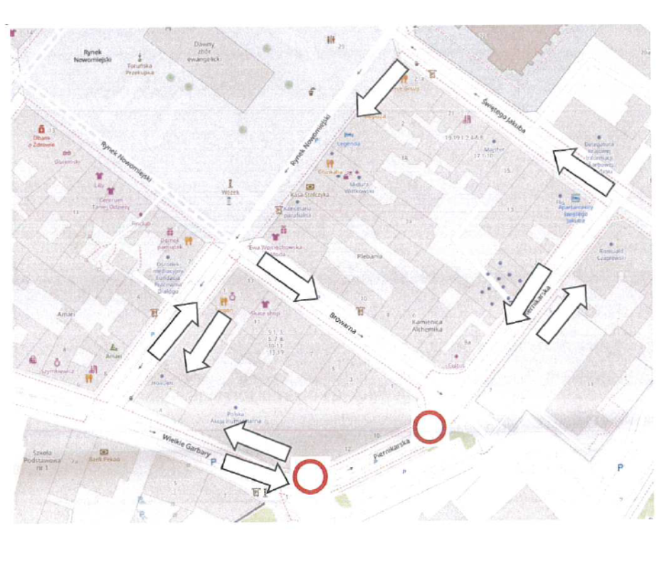 Pierwszy etap prrac przy ul. Piernikarskiej