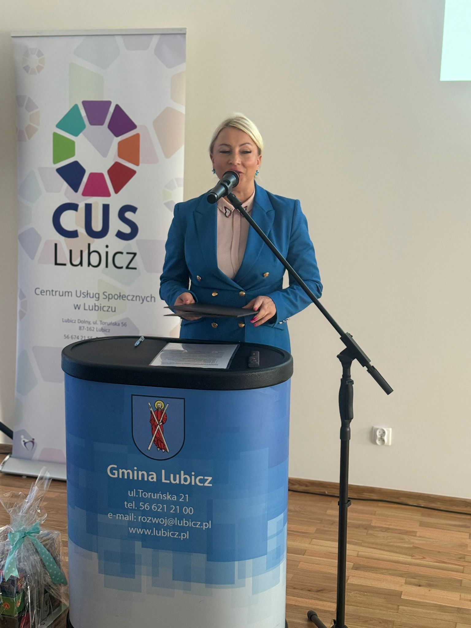 Otwarcie Lubickiej Przystani Integracji, Małgorzata Skibicka