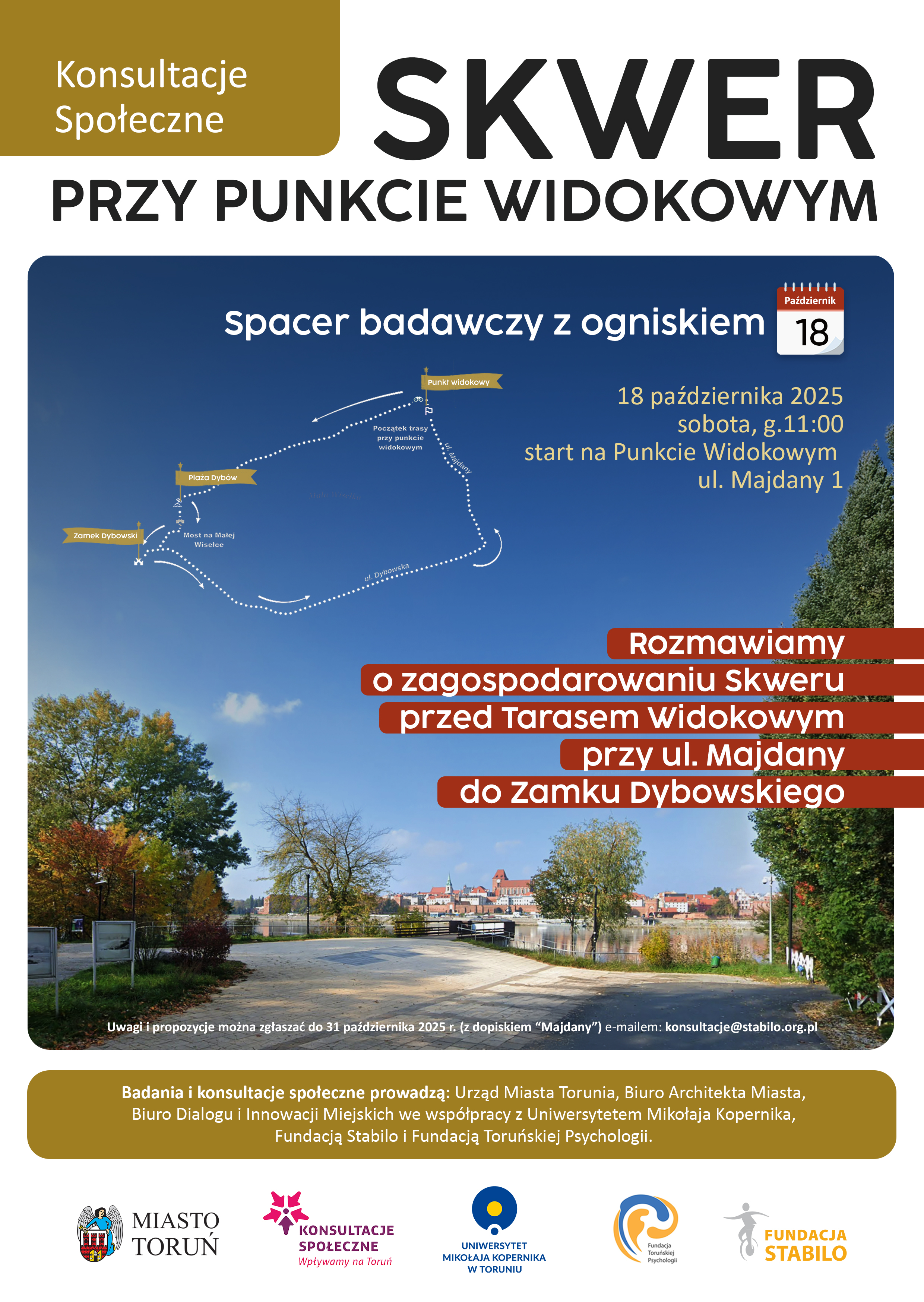 Konsultacje dotyczace skweru przy punkcie widokowym 
