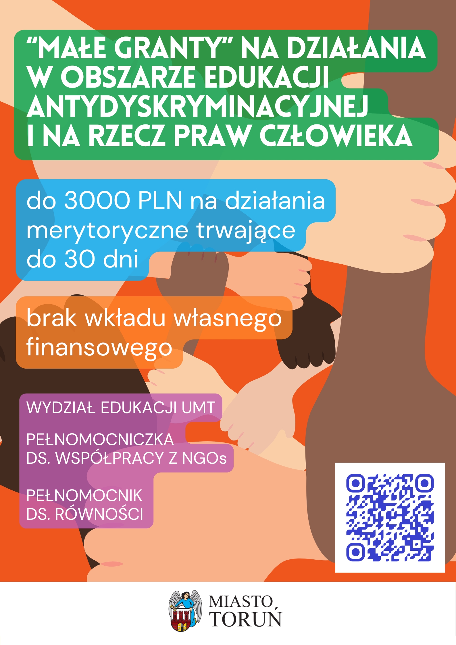 Małe granty na działania w obszarze edukacji antydyskryminacyjnej