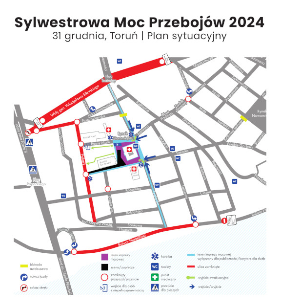 Plan sytuacyjny Zespół Staromiejski