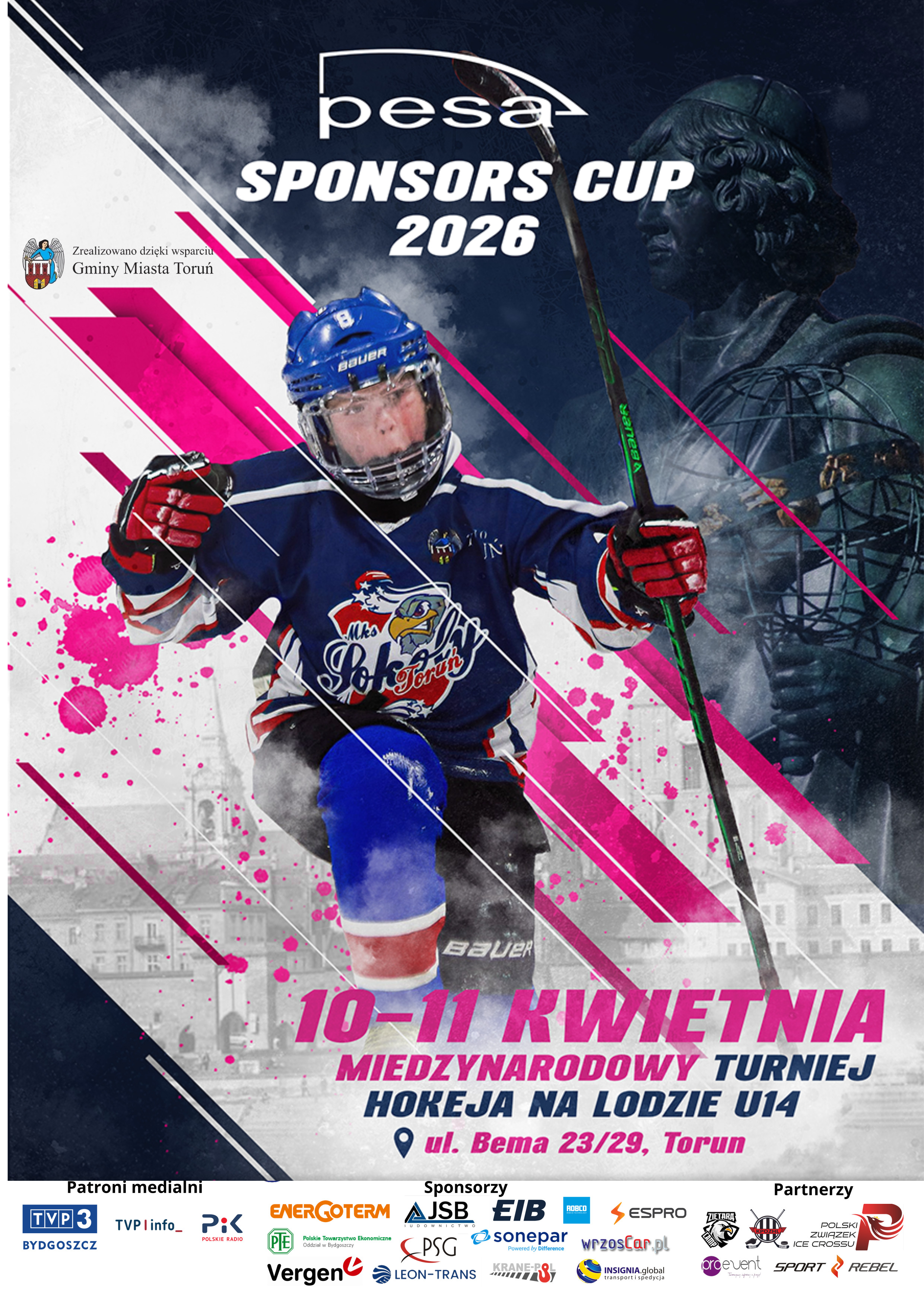 Międzynarodowy turniej hokejowy „Pesa Sponsors Cup 2026” w Toruniu