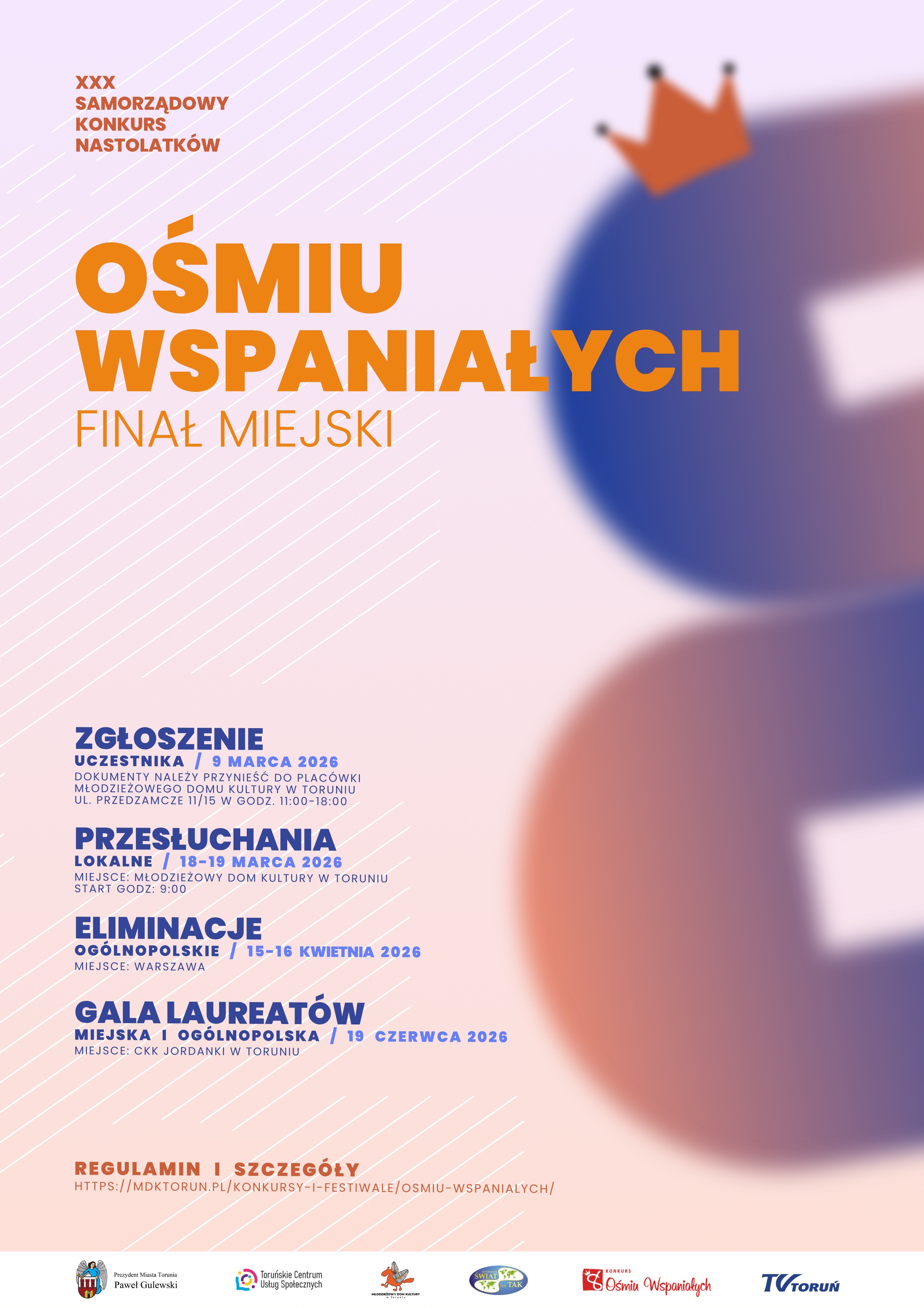 XXX edycja Konkursu 8 Wspaniałych 2026 - wspaniali poszukiwani