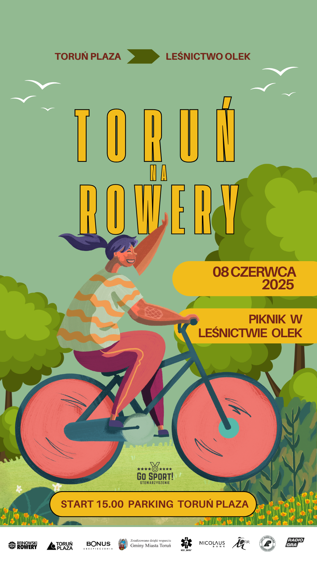 Toruń na Rowery 2025: wspólnie kręcimy kilometry