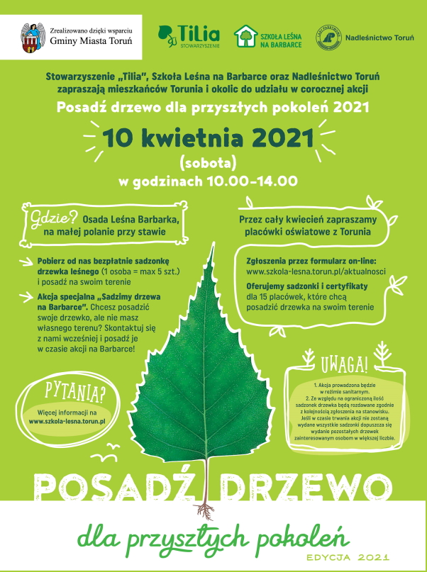 zielony plakat akcji