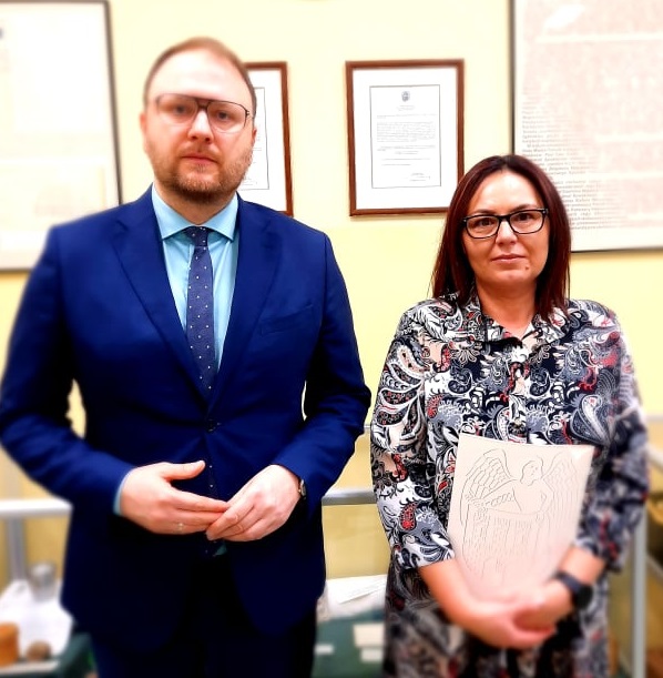 Na zdjęciu zastępca prezydenta Paweł Gulewski oraz dyrektor WZiPS Marzenna Strahl