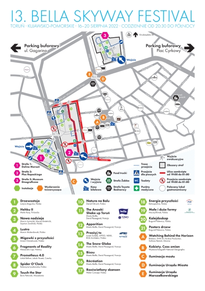 13. Bella Skyway Festival - plan sytuacyjny 