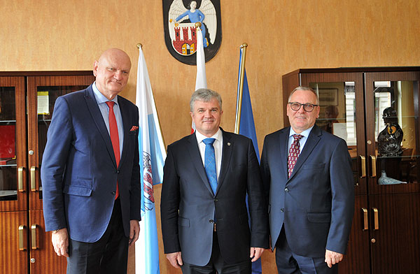 Prezydent Torunia, konsul Bańkowski, ambasador Litwy