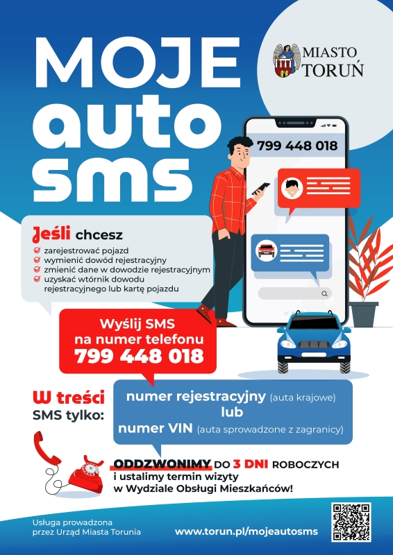 Plakat Moje Auto SMS