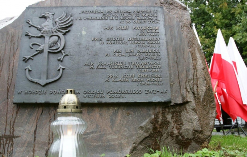 Obelisk poświęcony komendantom Okręgu Pomorskiego ZWZ–AK 