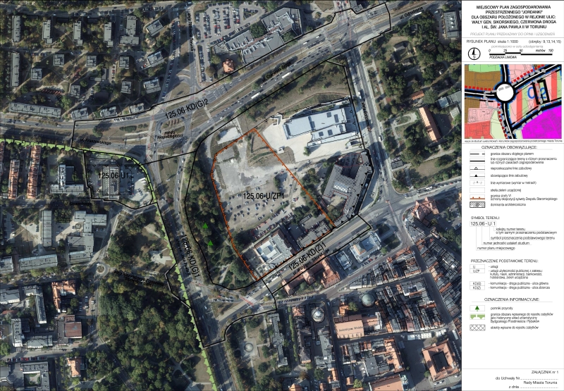 Miejscowy plan zagospodarowania przestrzennego - Jordanki (mapa)