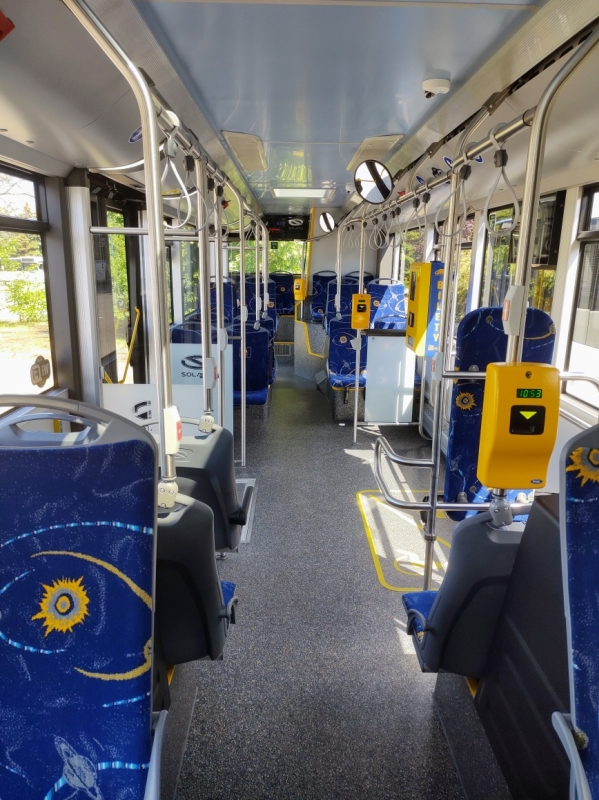 Wnętrze autobusu