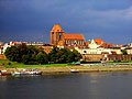Fragment panoramy Torunia z katedrą śś. Janów