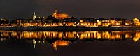 Nocna panorama Torunia
