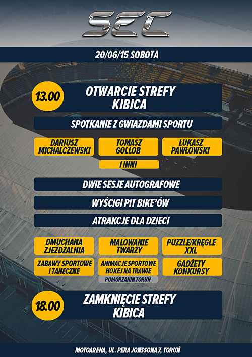 Plan imprezy, infografika