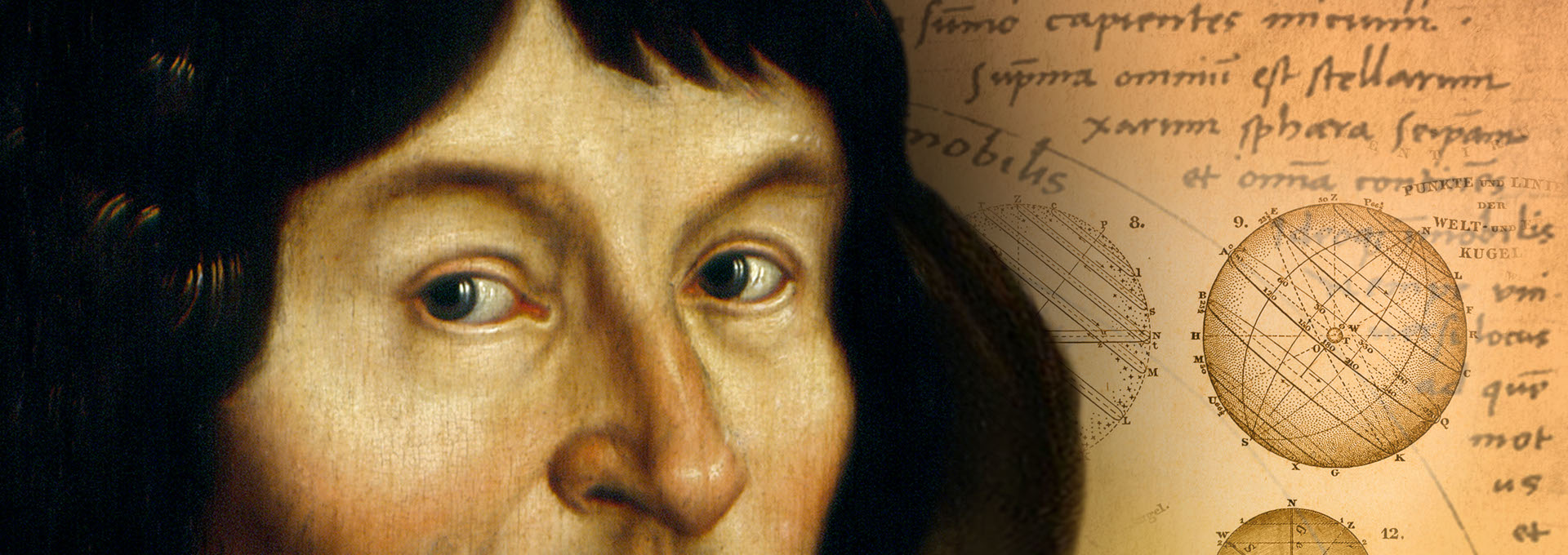 Fragment twarzy Mikołaja Kopernika