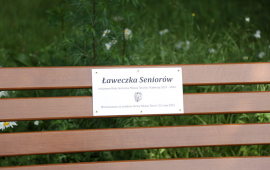 Odsłonięcie Ławeczki Seniorów, 22.05.2024 r.