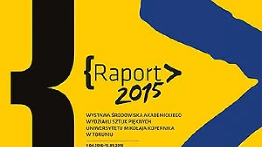 plakat do wystawy Raport