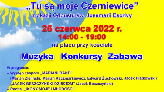 Plakat festynu