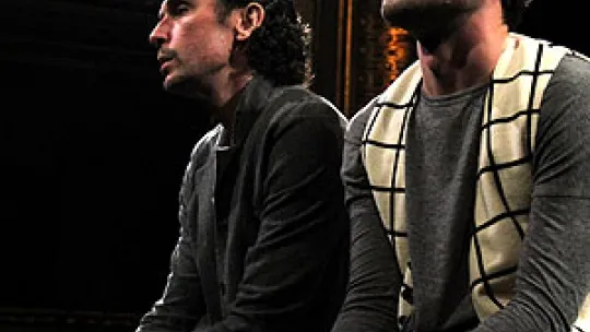 zdjęcie ze spektaklu „Rosencrantz i Guildenstern nie żyją”