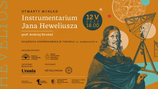 Plakat wydarzenia "Instrumentarium Jana Heweliusza"