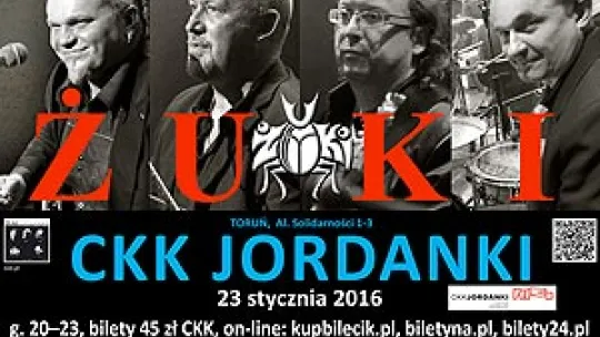 Baner koncertu zespołu Żuki