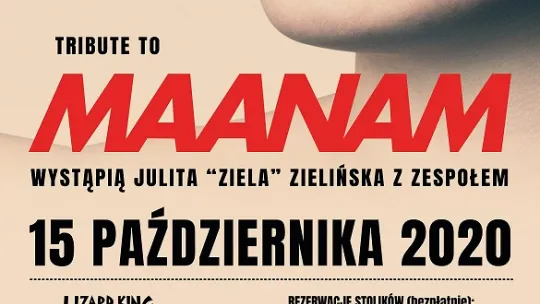 plakat koncertu
