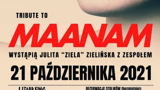 Plakat koncertu