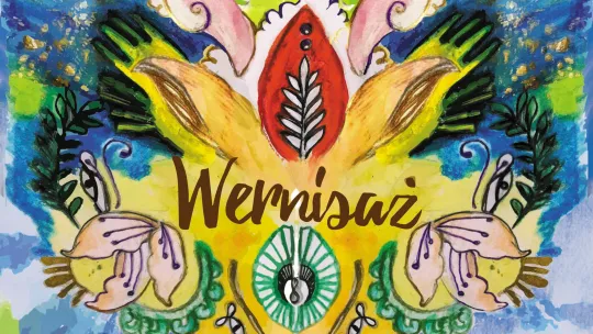 grafika zapraszająca na wernisaż