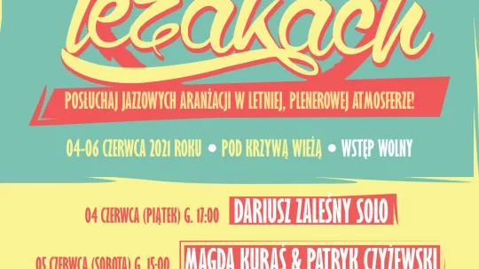 plakat koncertów Jazz na leżakach