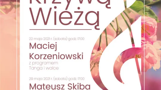 Plakat koncertów Pod Krzywą Wieżą