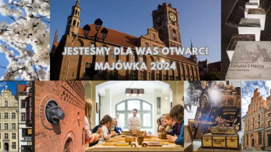 Plakat promujący Majówkę w Muzeum 2024.