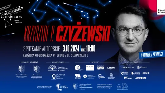 plakat spotkania z Krzysztofem Czyżewskim