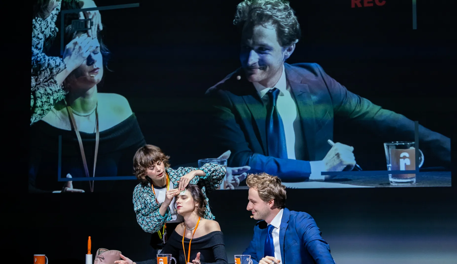 Zdjęcie ze spektaklu Teatru Bez Kontekstu, fot. Rafał Latoszek