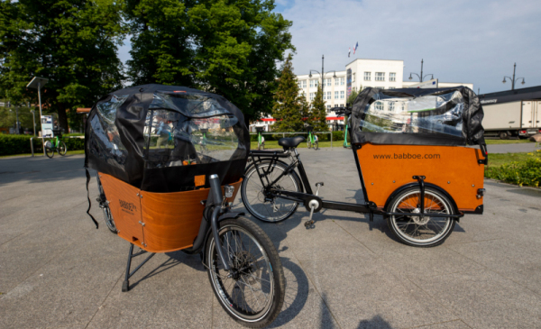 W ramach systemu w Toruniu wprowadzono pięć rowerów typu cargo – dwa trójkołowe i trzy dwukołowe.
