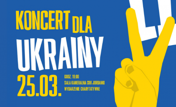 Plakat Koncert dla Ukrainy