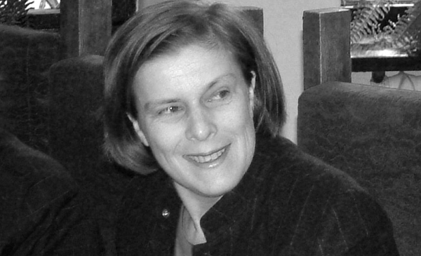 Barbara Köhler podczas uroczystości wręczenia nagrody w Toruniu w 2013 r..