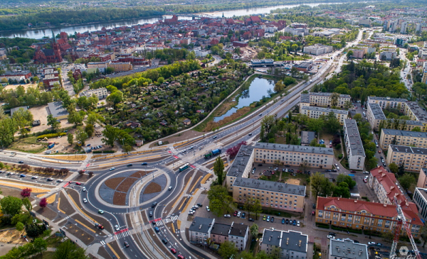 Widok na Toruń od strony placu Chrapka, fot. Błażej Antonowicz