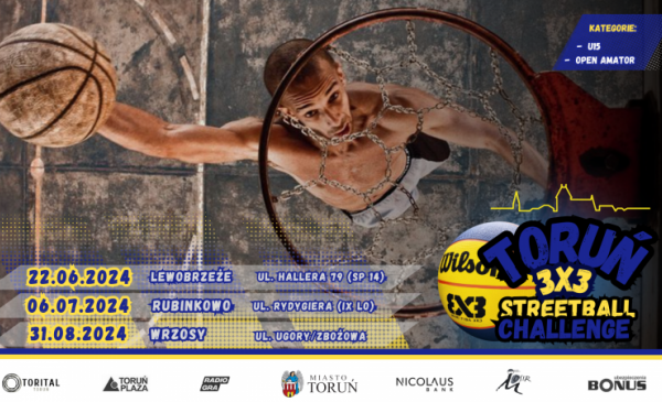 Toruń 3x3 Streetball Challenge 2024 - plakat