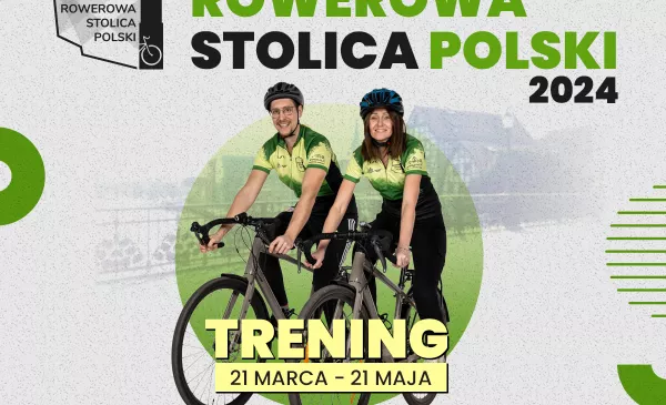 Trening do Rowerowej Stolicy Polski 2024 - plakat