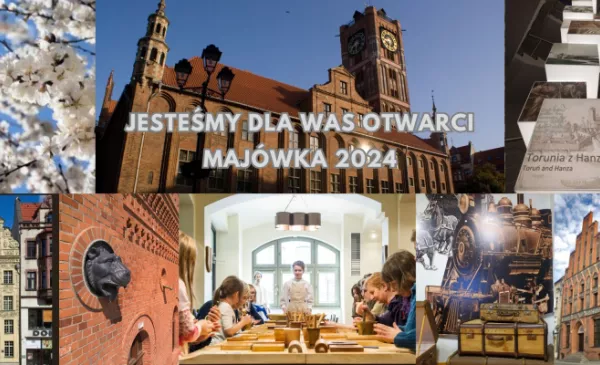 Plakat promujący Majówkę w Muzeum Okręgowym 2024.