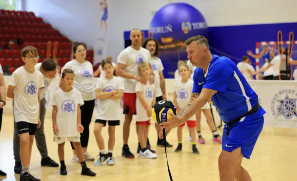 Krzysztof Ignaczak podczas toruńskiego campu