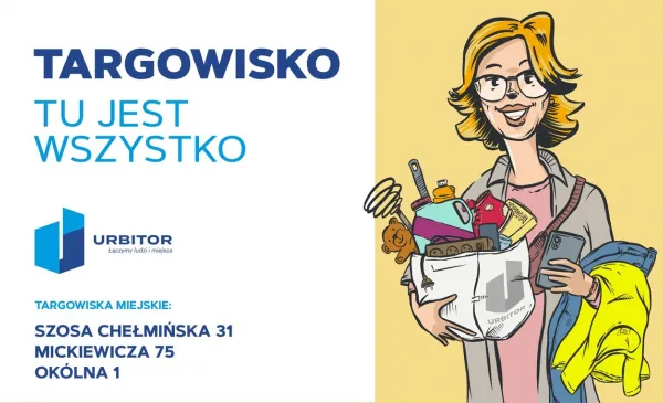 Kupuj na targowisku - plakat