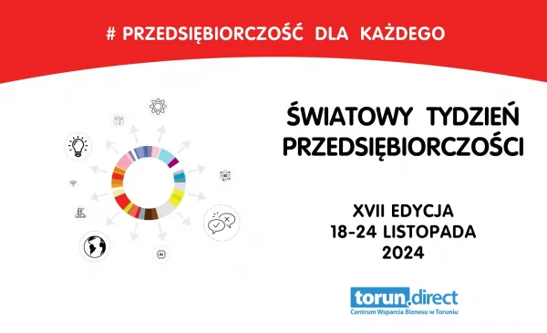 Światowy Tydzień Przedsiębiorczości - plakat