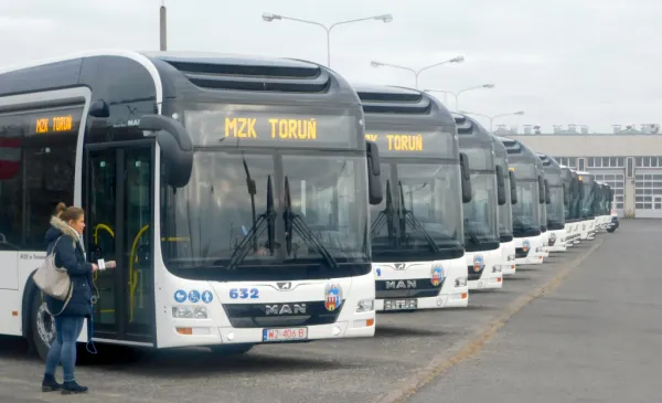 Toruńskie autobusy zeroemisyjne