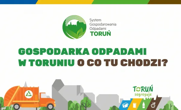 Plakat dot. gospodarki odpadami komunalnymi.
