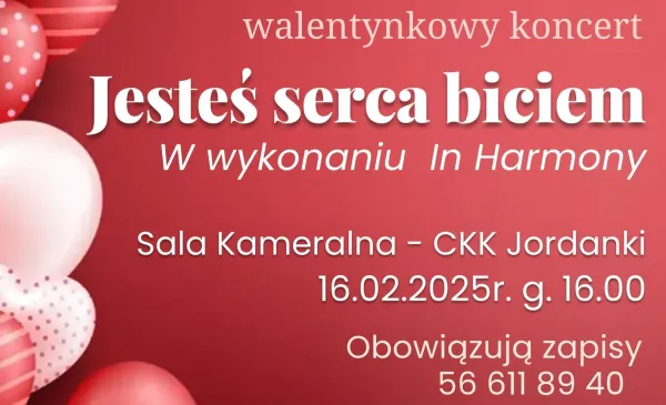 Plakat - koncert walentynkowy